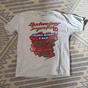 VINTAGE Budweiser Fest 20th Anniversary Tee in Gray XL